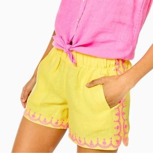 {Lilly Pulitzer} Brand New Laryn Linen Short